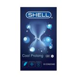 Bao cao su Shell Cool Prolong - Siêu mỏng, kéo dài thời gian, bạc hà mát lạnh - Hộp 10 cái 662471