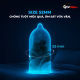 Bao cao su Shell Cool Prolong - Siêu mỏng, kéo dài thời gian, bạc hà mát lạnh - Hộp 10 cái 662471