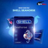 Bao cao su Shell Seahorse - Kéo dài thời gian - Hộp 3 cái