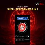 Bao cao su Shell Performax 6 in 1 - Kéo dài thời gian - Hộp 10 cái 662482