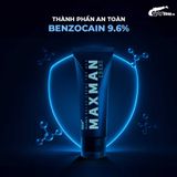 Gel bôi tăng kích thước, hỗ trợ kéo dài thời gian Maxman Xám - Chai 60g 662550