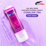Gel bôi trơn massage hương camay Cokelife tím - Chai 100ml 662593