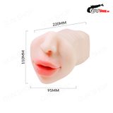 Miệng & âm đạo giả kèm hậu môn Jiuai 950g 662773