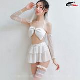 Thời trang sexy cosplay cô dâu tinh khôi dịu dàng CD03