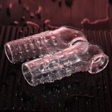 Bao Cao Su Đôn Khúc Giữa Silicone Có Quai Đeo Shi Niuniu Trong Suốt Gân Bi