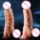 Bao Cao Su Đôn Khúc Giữa Silicone Có Quai Đeo Shi Niuniu Trong Suốt Gân Bi