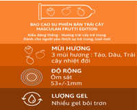Bao Cao Su Có Mùi Thơm Của Đức Masculan Fruiti Edition H3 669288