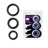 Bộ 3 Vòng Đeo Dương Vật Baile Titan Tăng Kích Thích, Chống Xuất Tinh Sớm