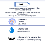 Bao Cao Su Loại Mỏng Cho Da Nhạy Cảm Masculan Sensitive Của Đức H10 669438