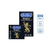 Bao Cao Su Durex Kingtex Size 49mm Mỏng Trơn Nhiều Gel 669528