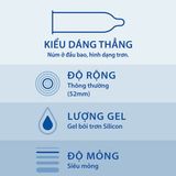 Bao Cao Su Durex Invisible Chính Hãng - Siêu Mỏng, Cảm Giác Như Không 669530