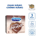 Bao Cao Su Durex Naughty Chocolate Hương Socola H3 669534
