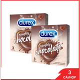 Bao Cao Su Durex Naughty Chocolate Hương Socola H3 669534