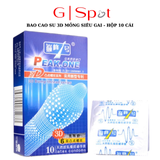 Bao Cao Su 3D Mỏng Siêu Gai Kích Thích Tăng Cảm Giác Cho Nữ - Hộp 10 Cái 670718