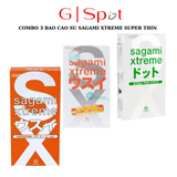 Combo 3 Hộp - Bao Cao Su Sagami Xtreme Super Thin - Siêu Mỏng Chính Hãng BCS Nhật Bản 670734