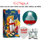 Bao Cao Su OLO Rồng Lộn Vòng Gai Bi, Bcs Siêu Mỏng 0.01mm + Bi Mềm Silicon 670757