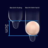 Bao Cao Su OLO Rồng Lộn, Gai Bi Lớn Tăng Kích Thước, Tăng Cảm Giác Cho Nữ - Hộp 1 Gai + 1 Bi 670758