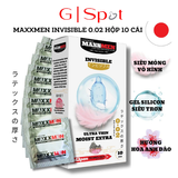 Bao Cao Su Size 49mm Maxxmen Invisible 002, Cực Siêu Mỏng Nhiều Gel, Hương Hoa Anh Đào Cho LGBT, Gay 670782