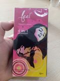 Bao Cao Su Feel 4 in 1 - Gai Gân Kéo Dài Thời Gian - Hương Dâu - Hộp 12 cái 670875