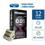 Hộp 12 Bao Cao Su  Siêu Mỏng 0.03 Truyền Nhiệt - Cảm Giác Chân Thực Và Tăng Thời Gian Quan Hệ 671011