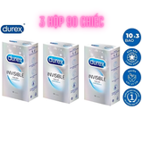 Combo 3 Hộp Bao Cao Su Durex Invisible Extra Thin (90 cái) - Siêu Mỏng 671166