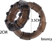 Vòng Đeo Dương Vật Silicon Chống Tuột - Có Quai, Free Size