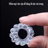 Vòng Đeo Dương Vật Chất Liệu TPE Siêu Mềm Dẻo 16 Bi