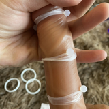 Set 3 Vòng Đeo Dương Vật Bi Tròn Cọ Điểm G Tê Âm Đạo