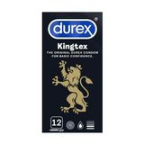 Bao cao su Durex Kingtex - Size nhỏ 49mm, ôm sát - Hộp 12 cái 326654 719016