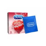 Combo 2 Bao cao su Durex Sensual Strawberry Gai Nhỏ Hương Dâu H3 719106