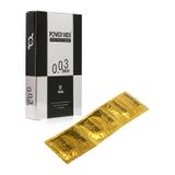 Bao cao su siêu mỏng Power Men 0.03 Invi Chính Hãng 719207
