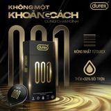 Bao Cao Su Durex 001 Siêu Mỏng Size Lớn 55mm - Hộp 3 Chiếc 719235