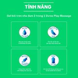 Gel bô.i tron Gốc Dầu Durex Play Massage 2 in 1 - Hương Nha Đam 719271