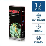 Bao cao su cá ngựa đen Powermen có gai kéo dài thời gian 719299