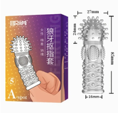 Bao Cao Su Ngón Tay TPE A-Spot Mẫu 5 - Hộp 1 Cái 720364