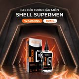 Gel boi tron hậu môn nóng ấm Shell Supermen Warming - 90ml 720396