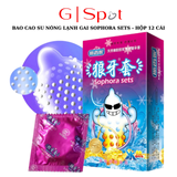 Bao Cao Su Nóng Lạnh Gai SOPHORA SETS - Hộp 12 Cái 720418