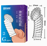 Bao Cao Su Ngón Tay Dài Aichao G-spot 2 - Gai Nổi Lớn - Hộp 1 Cái 720424