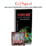 Bao Cao Su Power Men Cá Ngựa Đen Long Shock Type - Gân Gai Kéo Dài Thời Gian  - Hộp 12 Cái 720459