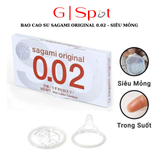Bao Cao Su Sagami Original 0.02 - Siêu Mỏng Nhiều Gel - Hộp 2 Cái 720480