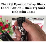 Chai Xịt Dynamo (Đen) Delay Black Label Edition – Xịt Hỗ Trợ Thăng Hoa Bền Bỉ