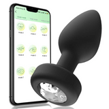 Phích Cắm Hậu Môn Rung Điều Khiển Từ Xa Qua App