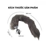 Đuôi Cáo Inox Lông Mềm Cao Cấp – Cảm Giác Mới Lạ, Thêm Gia Vị Đam Mê