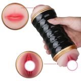 Cốc Quay Tay 2 Đầu Lovetoy Masturbation Cup - Lõi Silicon Siêu Mềm, Chơi Cả Trước Lẫn Sau