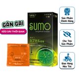 Bao Cao Su Gai SUMO Nhật Bản 4in1 Hộp 12 Chiếc - Siêu Mỏng, Nhiều Gel, Kéo Dài Thời Gian Chinh Chiến