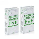 Bao Cao Su Sagami Xtreme Dot Hộp 10 Chiếc - Siêu Mỏng, Hệ Gai Gân Kích Thích Tột Đỉnh