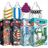 Bao Cao Su Rồng Cuộn Pleasure More –  Gai Bi Râu Siêu Kích Thích, Mỏng 0,03mm, Đưa Nàng Lên Đỉnh Cực Khoái (Hộp 3 Chiếc)