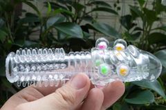 Bao Cao Su Đôn Dên 8 Bi Đầu Rồng – Silicon Y Tế Cao Cấp, Tăng Chiều Dài 3cm & Massage Vòi Dài Chạm Đỉnh G (Hộp 1 Cái)