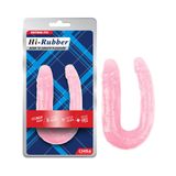 Dương vật giả 2 đầu Chisa Hi-Rubber 13 Inch Hồng 662235