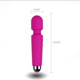 Chày Rung Mini Tình Yêu – 20 Chế Độ Nhịp Điệu, Silicon Y Tế An Toàn, Chống Nước 